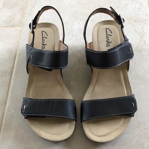 Clarks Wedge Sandals